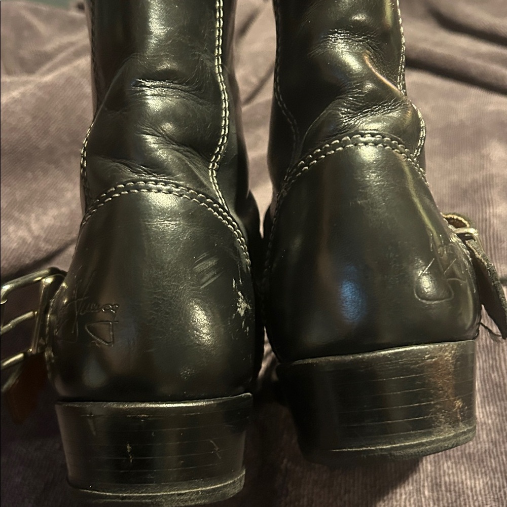 Fluevog Earl of Warwick Coventry boots M8/W10 - Picture 4 of 6